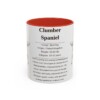 11oz Clumber Spaniel Mug, Red, front view