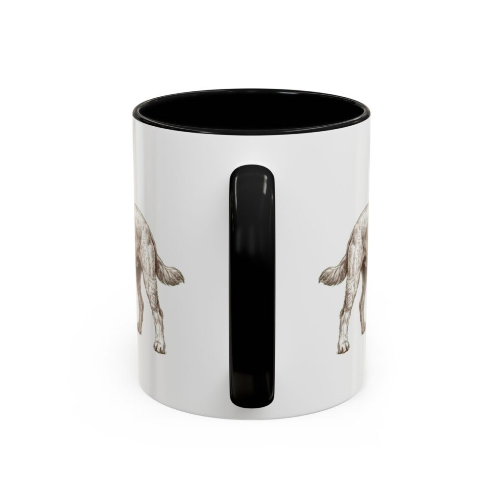 11oz Cockapoo Mug, Black, back view