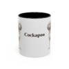 11oz Cockapoo Mug, Black, front view