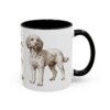 11oz Funny Cockapoo Mug, Black, right side view