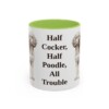 11oz Funny Cockapoo Mug, Light Green, front view