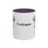 11oz Cockapoo Mug, Purple, front view
