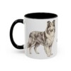 11oz Collie Mug, Black, left side view