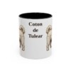 11oz Coton de Tulear Mug, Black, front view