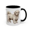 11oz Coton de Tulear Dog Dad Mug, Black, right side view
