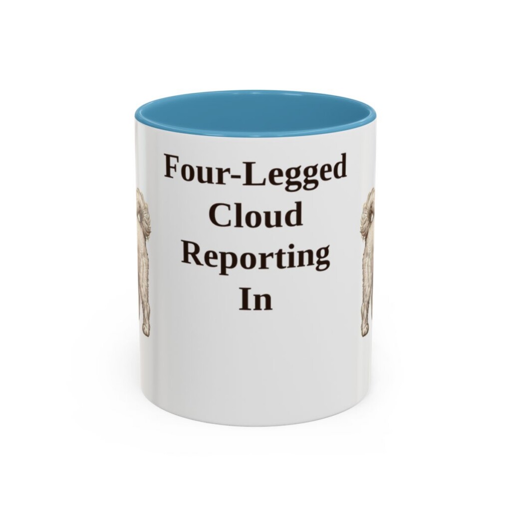 11oz-coton-de-tulear-mug-humor-light-blue 11oz Funny Coton de Tulear Mug, Light Blue, front view