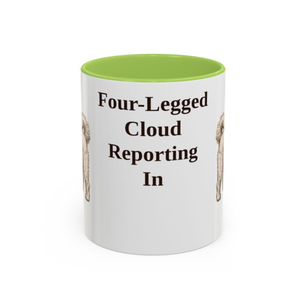 11oz-coton-de-tulear-mug-humor-light-green 11oz Funny Coton de Tulear Mug, Light Green, front view