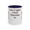 11oz-coton-de-tulear-mug-humor-navy 11oz Funny Coton de Tulear Mug, Navy, front view