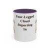 11oz-coton-de-tulear-mug-humor-purple 11oz Funny Coton de Tulear Mug, Purple, front view
