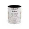11oz Coton de Tulear Mug, Black, front view
