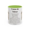11oz Coton de Tulear Mug, Light Green, front view