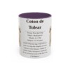 11oz Coton de Tulear Mug, Purple, front view