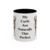 11oz-curly-coated-retriever-mug-humor-black-front 11oz Funny Curly-Coated Retriever Mug, Black, front view