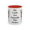 11oz-curly-coated-retriever-mug-humor-red 11oz Funny Curly-Coated Retriever Mug, Red, front view