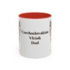 11oz-czechoslovakian-vlciak-mug-dad-red 11oz Czechoslovakian Vlciak Dog Dad Mug, Red, front view