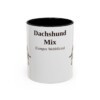 11oz-dachshund-mix-mug-latin-black-front 11oz Dachshund Mix Latin Mug, Black, front view