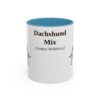 11oz-dachshund-mix-mug-latin-light-blue 11oz Dachshund Mix Latin Mug, Light Blue, front view