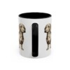 11oz Dachshund Mug, Black, back view