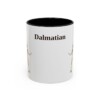 11oz Dalmatian Mug, Black, front view