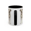 11oz Dalmatian Dog Dad Mug, Black, back view