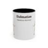 11oz Dalmatian Latin Mug, Black, front view
