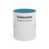 11oz Dalmatian Latin Mug, Light Blue, front view