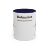 11oz Dalmatian Latin Mug, Navy, front view