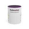 11oz Dalmatian Latin Mug, Purple, front view