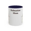 11oz Dalmatian Dog Mom Mug, Navy, front view