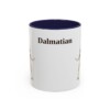 11oz Dalmatian Mug, Navy, front view