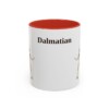 11oz Dalmatian Mug, Red, front view