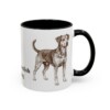 11oz Danish-Swedish Farmdog Mug, Black, right side view