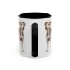 11oz Danish-Swedish Farmdog Dog Dad Mug, Black, back view