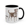11oz Danish-Swedish Farmdog Dog Dad Mug, Black, right side view