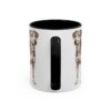 11oz Funny Danish-Swedish Farmdog Mug, Black, back view