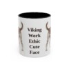11oz Funny Danish-Swedish Farmdog Mug, Black, front view