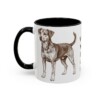 11oz Funny Danish-Swedish Farmdog Mug, Black, left side view