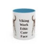 11oz Funny Danish-Swedish Farmdog Mug, Light Blue, front view
