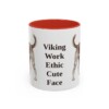 11oz Funny Danish-Swedish Farmdog Mug, Red, front view