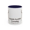 11oz-danish-swedish-farmdog-mug-latin-navy 11oz Danish-Swedish Farmdog Latin Mug, Navy, front view