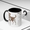 11oz Danish-Swedish Farmdog Mug, Black, lifestyle photo