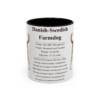 11oz Danish-Swedish Farmdog Mug, Black, front view