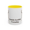 11oz Danish-Swedish Farmdog Mug, Yellow, front view