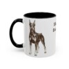 11oz-doberman-pinscher-mug-humor-black-left 11oz Funny Doberman Pinscher Mug, Black, left side view