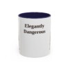 11oz-doberman-pinscher-mug-humor-navy 11oz Funny Doberman Pinscher Mug, Navy, front view