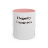 11oz-doberman-pinscher-mug-humor-pink 11oz Funny Doberman Pinscher Mug, Pink, front view