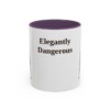 11oz-doberman-pinscher-mug-humor-purple 11oz Funny Doberman Pinscher Mug, Purple, front view