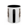 11oz Doberman Pinscher Latin Mug, Black, back view