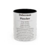 11oz-doberman-pinscher-mug-writeup-black-front 11oz Doberman Pinscher Mug, Black, front view