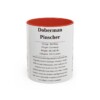 11oz-doberman-pinscher-mug-writeup-red 11oz Doberman Pinscher Mug, Red, front view